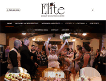 Tablet Screenshot of elitebanquetcenter.com